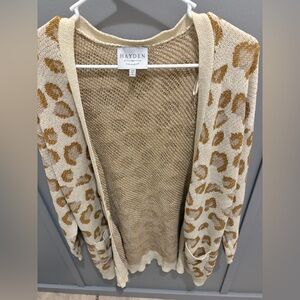Hayden Leopard Print Women's Cardigan